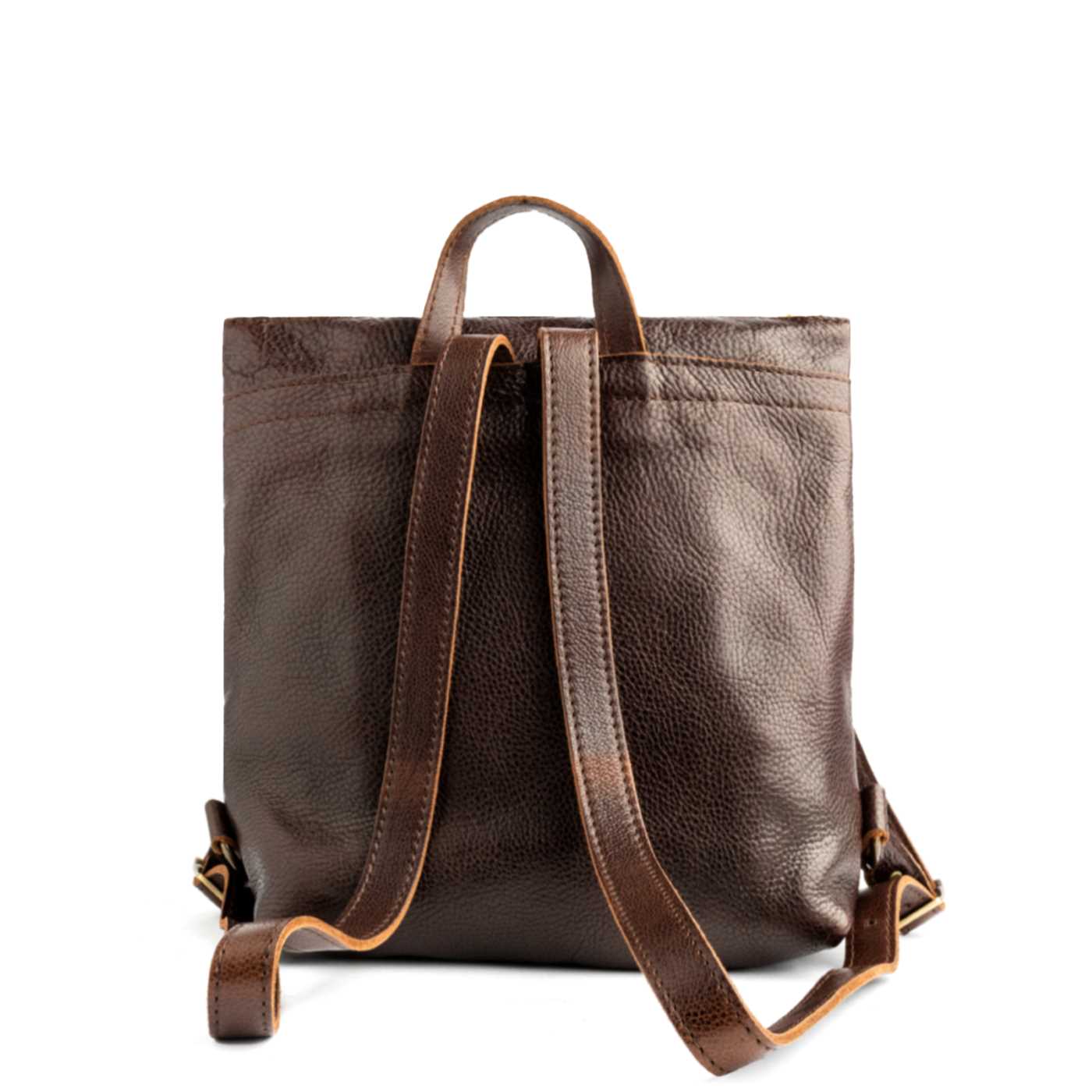 All Color: Coldbrew*Classic | Square slim leather tote backpack