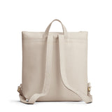 Jasmine | Square slim leather tote backpack