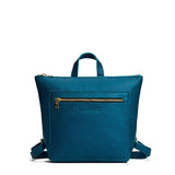 Planetary Small | Small square slim leather tote backpack
