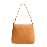 Desert Flower | Triangular shoulder bag with antiqued brass finished 