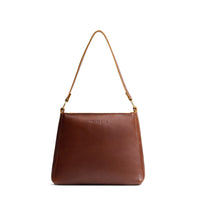 Asheville*Small | Triangular shoulder bag with antiqued brass finished hardware