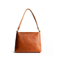 Honey*Small | Triangular shoulder bag with antiqued brass finished hardware