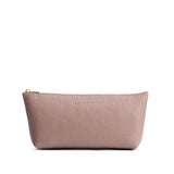 Sparrow | Leather utility bag pouch with top zipper