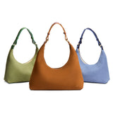 Classic | Side by side comparison of the Willow Shoulder Bag in colors Laurel, Jackson and Denim