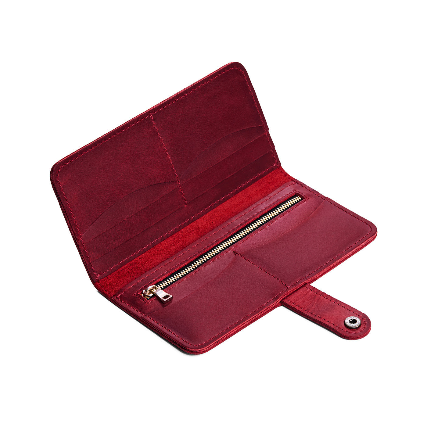 Phoenix | Leather wallet with snap closure