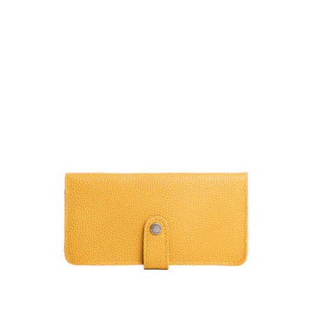 Sunshine | Leather wallet with snap closure