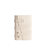 Bone Medium | Wrap Journal closed