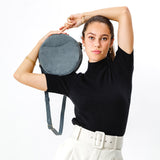 Storm Large | Circle shaped crossbody bag with top zipper
